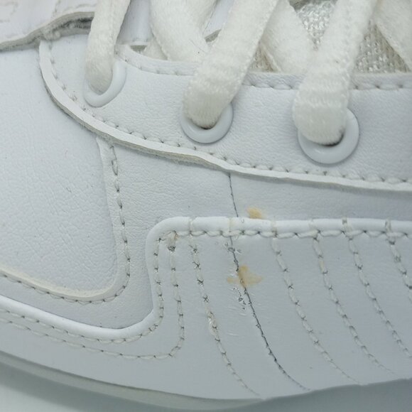 Women Girls White Grey Nike Musique Cheer Sneakers Size 5.5 Model #315757 111 - Picture 14 of 16